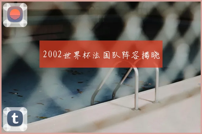 2002世界杯法国队阵容揭晓