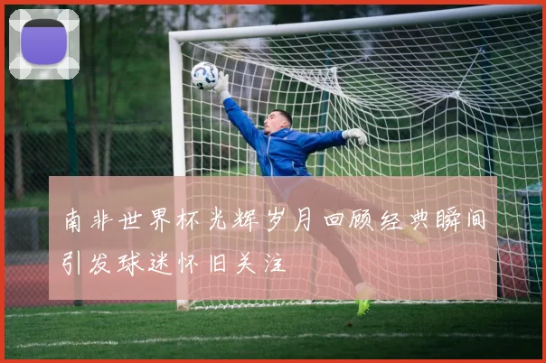南非世界杯光辉岁月回顾经典瞬间引发球迷怀旧关注