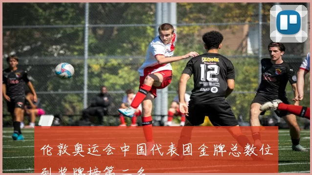 伦敦奥运会中国代表团金牌总数位列奖牌榜第二名