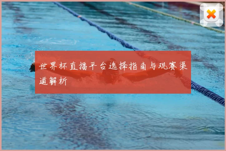 世界杯直播平台选择指南与观赛渠道解析